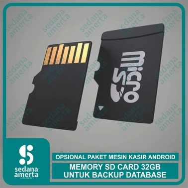 SD card 32GB untuk backup database